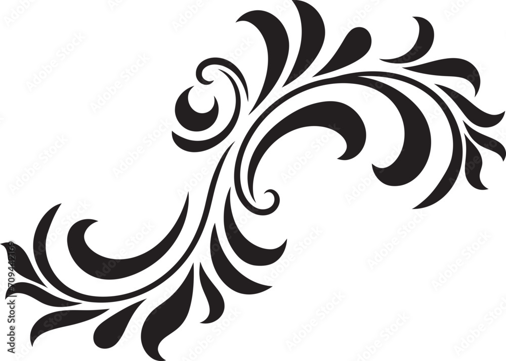 Aged Allure Monochrome Emblem Highlighting European Border Design Retro Regality Elegant Black Logo with Vintage European Border