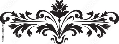 Antique Allure Stylish Emblem with Black European Border Regal Revival Sleek Logo Design Highlighting Vintage European Border