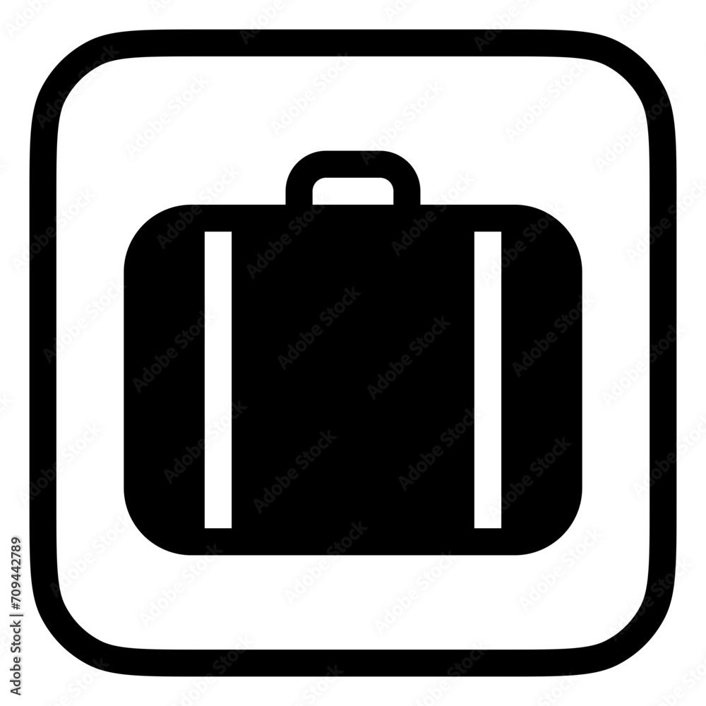 Editable suitcase vector icon. Part of a big icon set family. Perfect for web and app interfaces, presentations, infographics, etc Editable suitcase vector icon. Part of a big icon set family. Perfect for web and app interfaces, presentations, infographics, etc