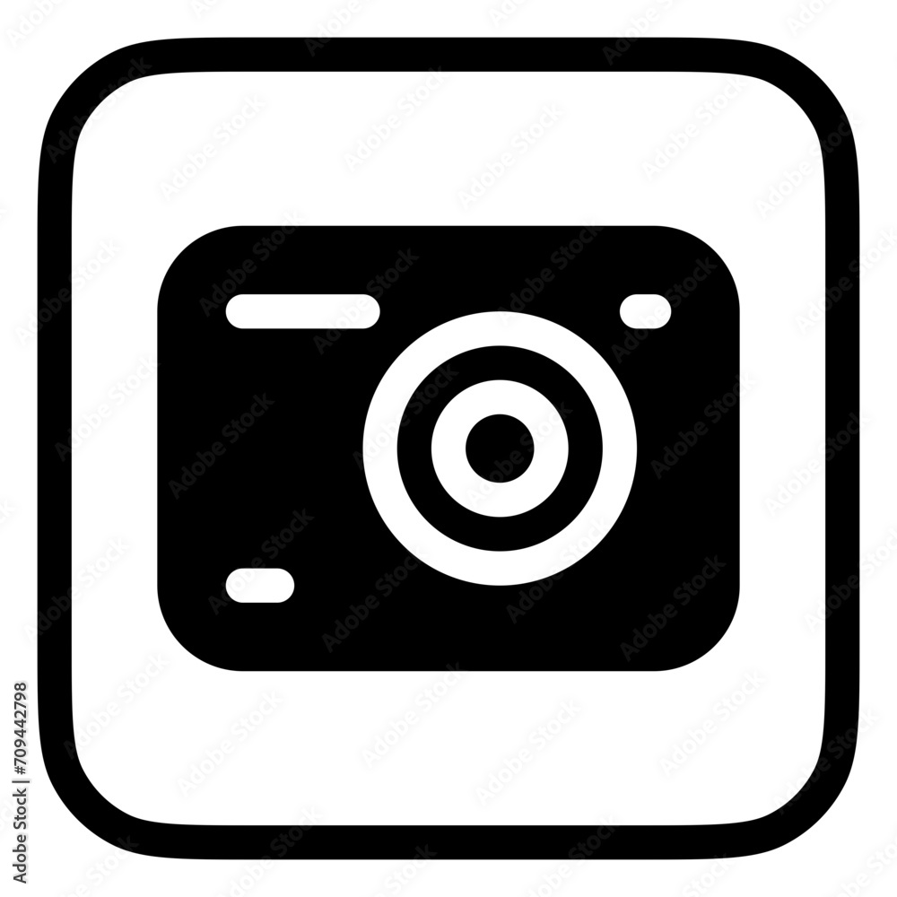 Editable pocket camera vector icon. Part of a big icon set family. Perfect for web and app interfaces, presentations, infographics, etc