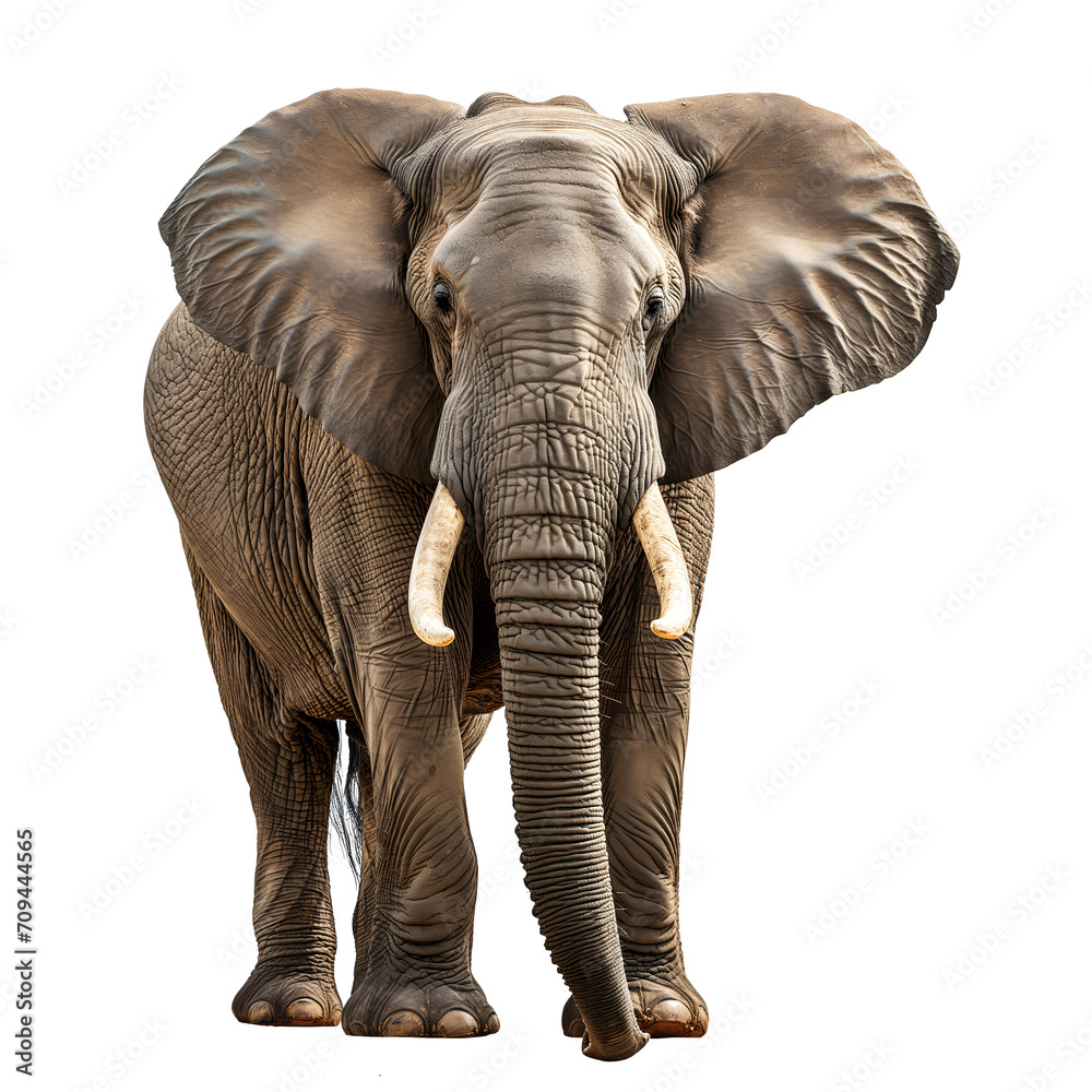 Obraz premium elephant isolated on white