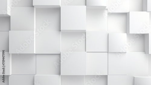 white geometric texture 3d render background