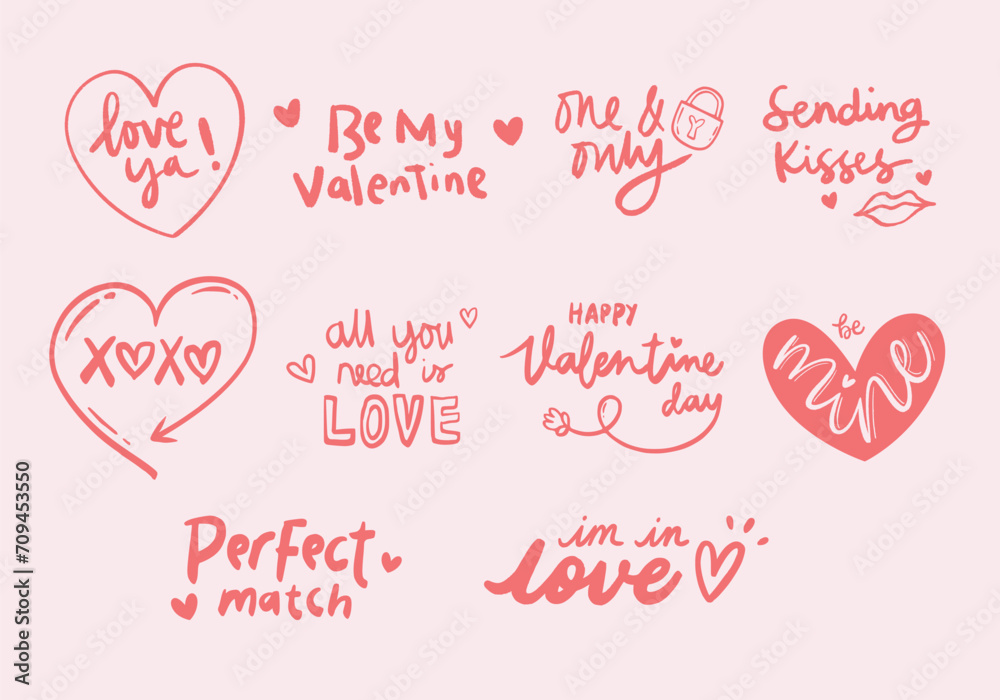 Romantic quote valentine's day lettering, Valentine's day svg bundle, Valentine's day t-shirt design, Valentine's Day SVG, Happy Valentine's Day