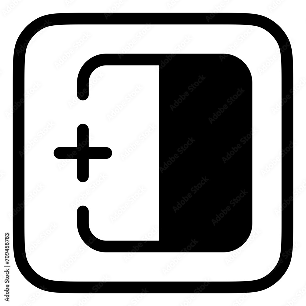 Editable add column to the left vector icon. Part of a big icon set family. Perfect for web and app interfaces, presentations, infographics, etc Editable add column to the left vector icon. Part of a big icon set family. Perfect for web and app interfaces, presentations, infographics, etc