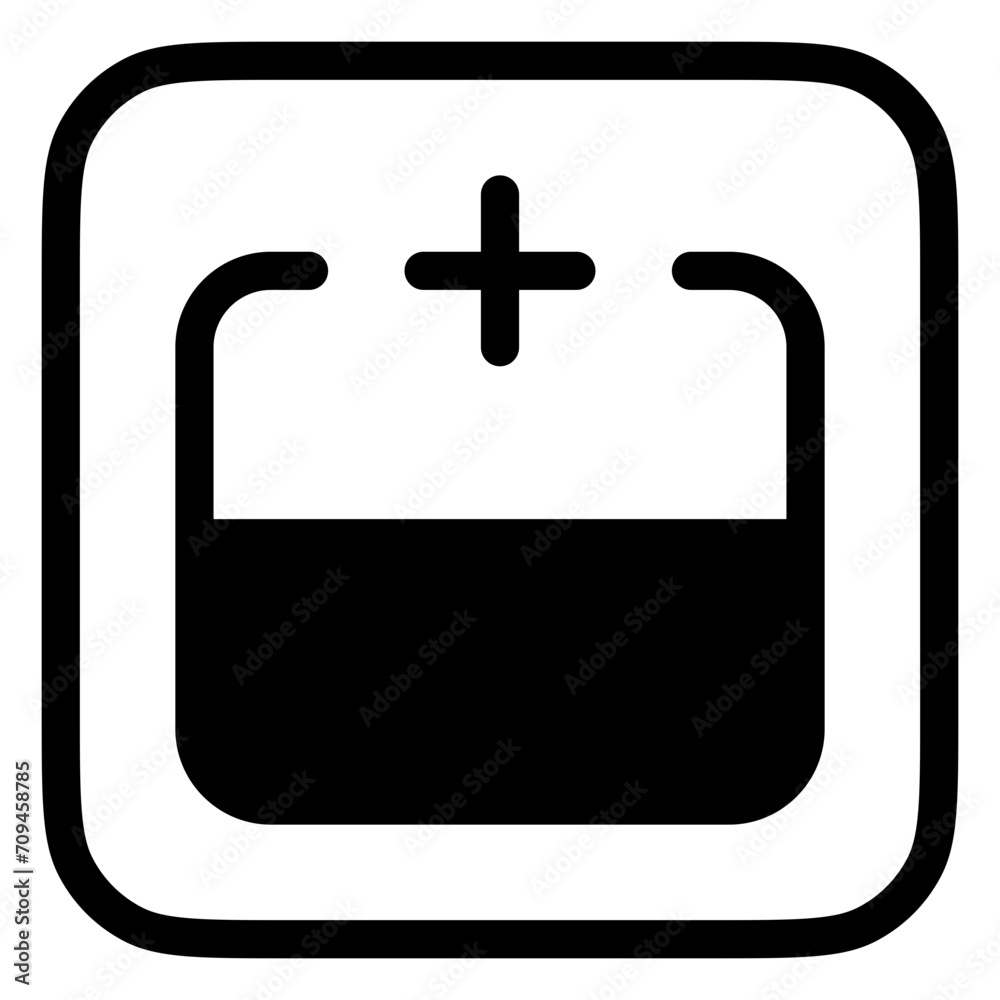 Editable add row above vector icon. Part of a big icon set family. Perfect for web and app interfaces, presentations, infographics, etc Editable add row above vector icon. Part of a big icon set family. Perfect for web and app interfaces, presentations, infographics, etc