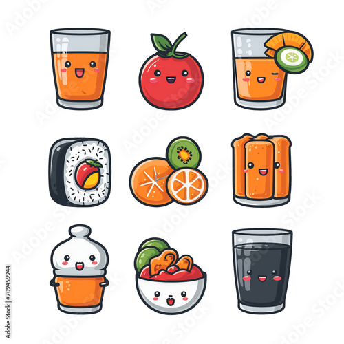 Assemblee of Drinks, ai png photo