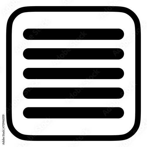 Editable paragraph justified alignments vector icon. Part of a big icon set family. Perfect for web and app interfaces, presentations, infographics, etc