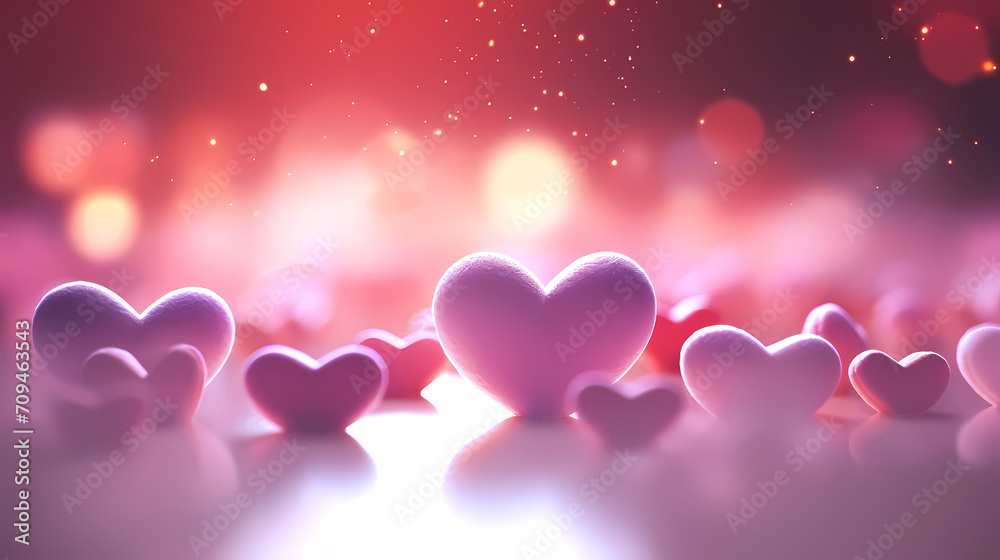 Romantic heart-shaped Valentine's Day background, symbolizing Valentine's Day, wedding, love Romantic heart-shaped Valentine's Day background, symbolizing Valentine's Day, wedding, love