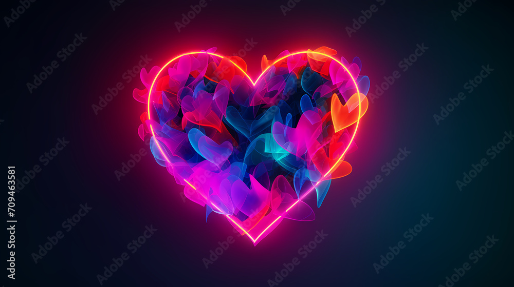 Romantic heart-shaped Valentine's Day background, symbolizing Valentine's Day, wedding, love Romantic heart-shaped Valentine's Day background, symbolizing Valentine's Day, wedding, love