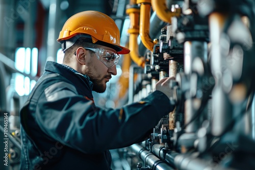  Worker working in Renewable Energy Equipment Plant.