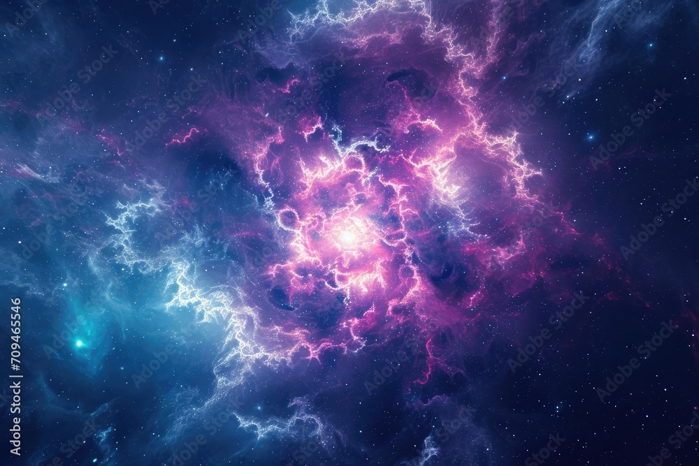 Abstract cosmic phenomenon resembling a celestial flower Abstract cosmic phenomenon resembling a celestial flower