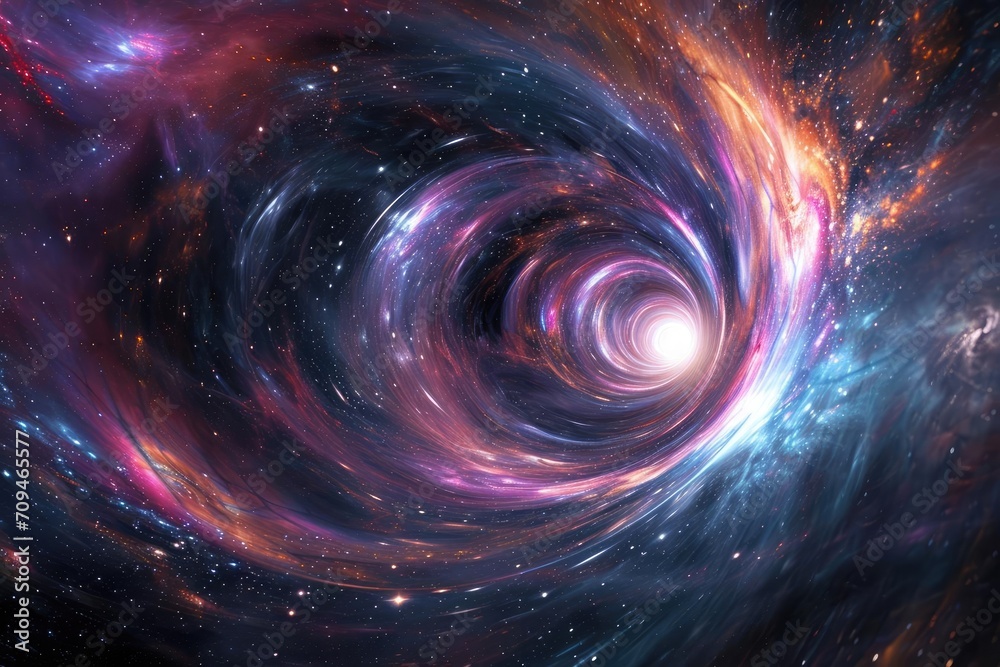 Abstract interpretation of a wormhole in space Abstract interpretation of a wormhole in space