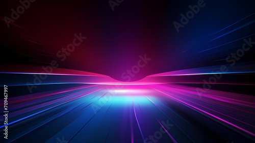 Abstract line art background, technological background