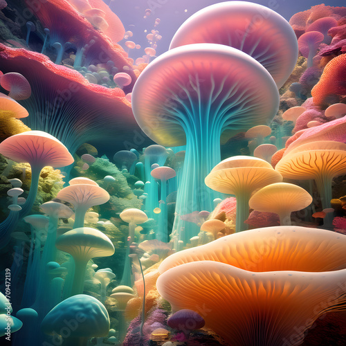 Jelly Fish in the Aquarium (Dellular Dreamscape)