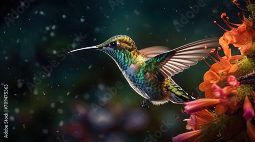 hummingbird in flight © Shijil