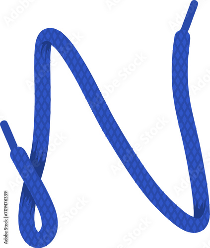 Shoelace Knot Letter N