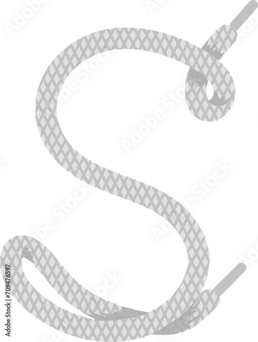 Shoelace Knot Letter S