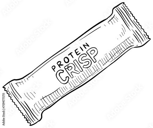 sport nutrition handdrawn illustration