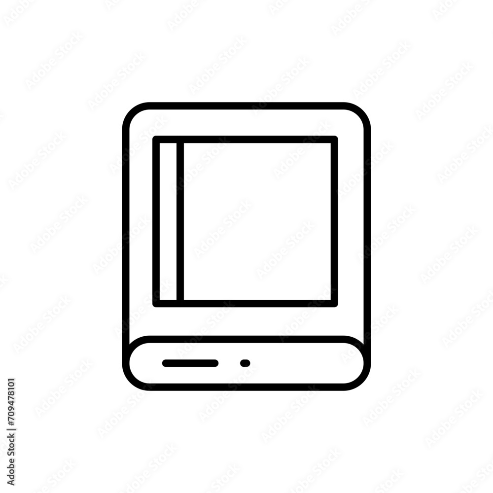 Harddisk outline icons, minimalist vector illustration ,simple transparent graphic element .Isolated on white background Harddisk outline icons, minimalist vector illustration ,simple transparent graphic element .Isolated on white background