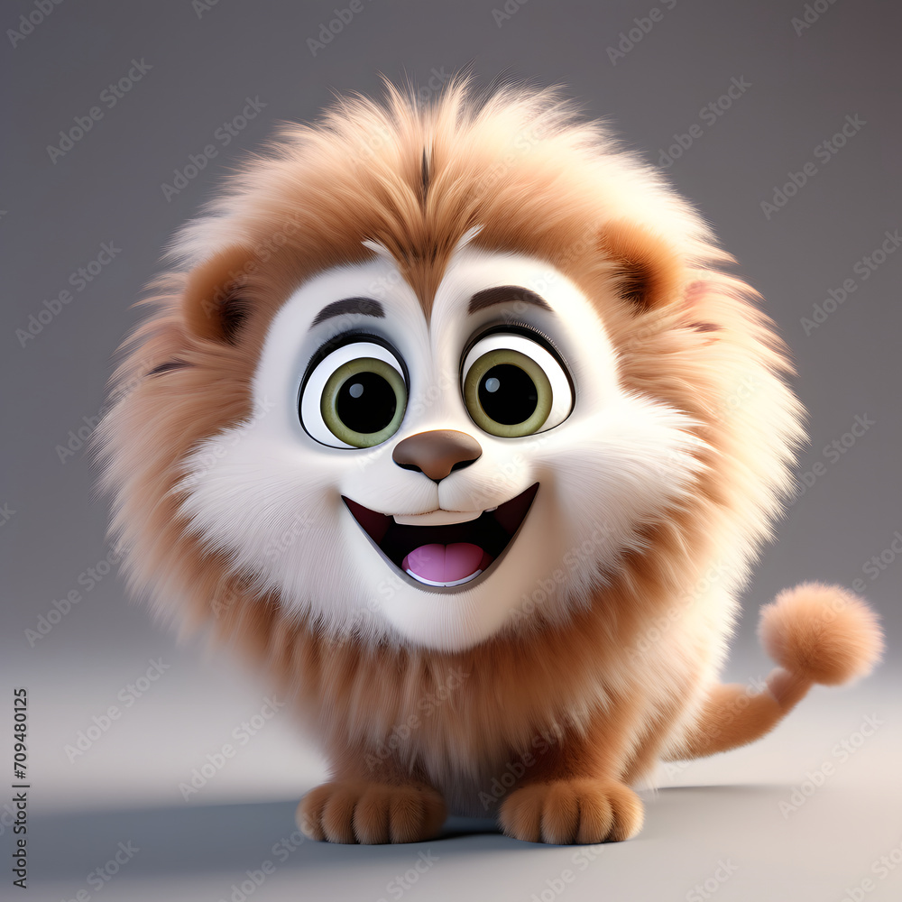 Lion smiling 094. Generate Ai Lion smiling 094. Generate Ai