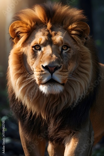 portrait of a lion © Dhanushka