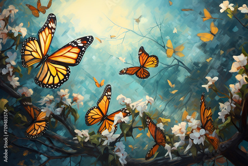 butterfly on a flower © Jacek