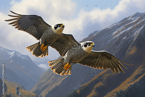 hawk in flight