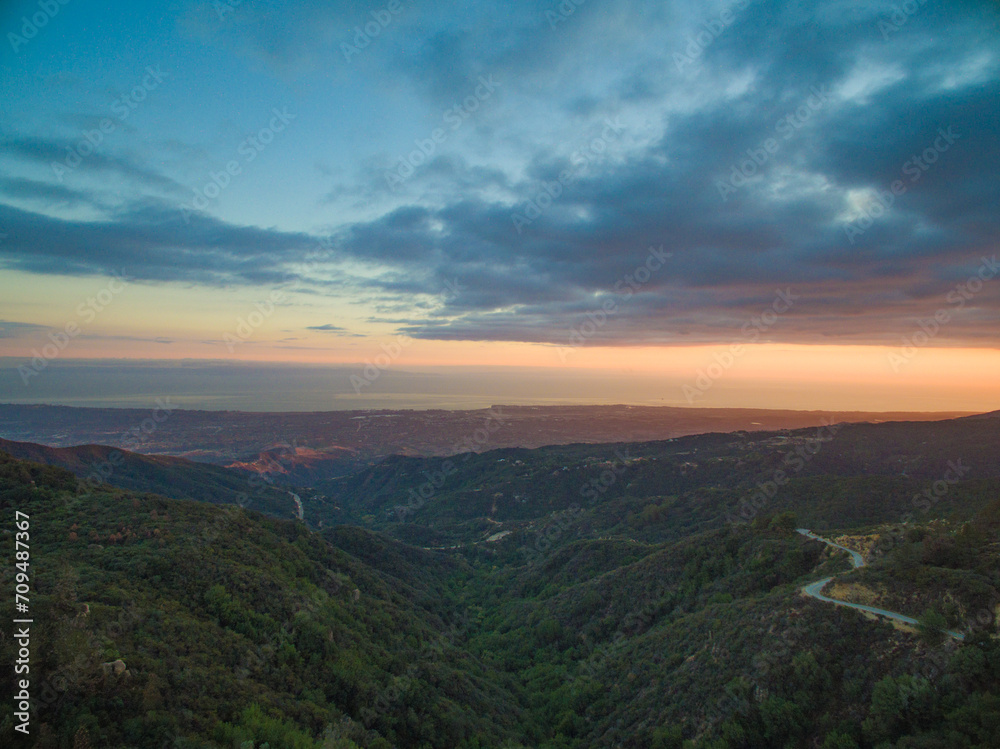 Aerial views, Santa Barbara mountains, Foothills Aerial views, Santa Barbara mountains, Foothills