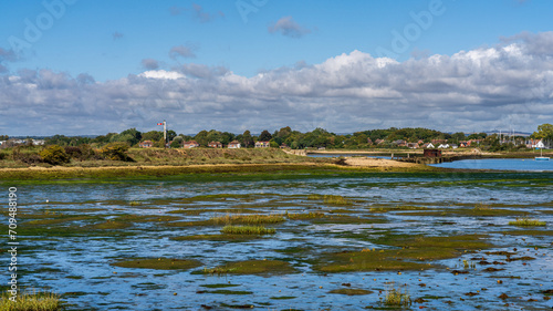 View from Hayling Island to Langstone, Hampshire, England, UK photo