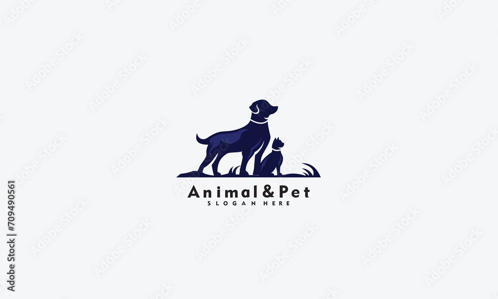 animal and pet logo Vector template animal and pet logo Vector template
