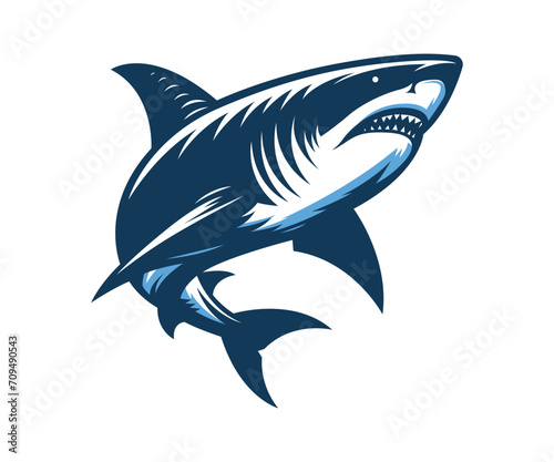 Megalodon Shark Vector