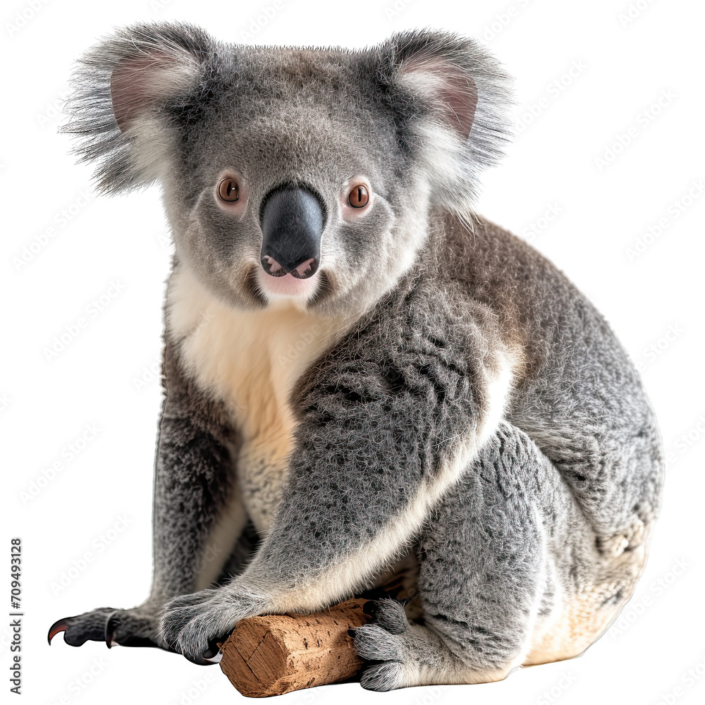 Koala isolated white background Koala isolated white background