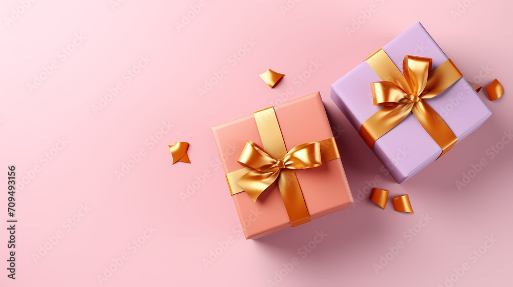 Gift background for birthdays, holiday anniversaries, Valentine's Day and weddings Gift background for birthdays, holiday anniversaries, Valentine's Day and weddings