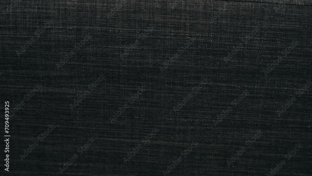Slow Pan In Background Back Drop Material Organic Large Black Grey Charcoal Threaded Polyester Cotton Wool Sofa Couch Arm Texture Soft Luxurious Warm Stitched Synthetic Materials Slow Pan In Background Back Drop Material Organic Large Black Grey Charcoal Threaded Polyester Cotton Wool Sofa Couch Arm Texture Soft Luxurious Warm Stitched Synthetic Materials