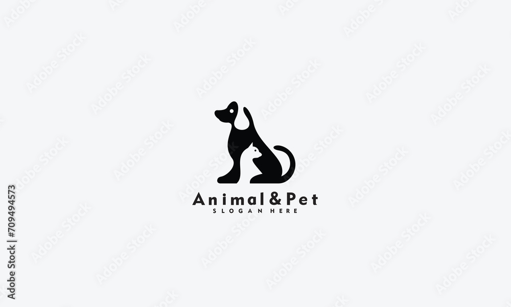 animal and pet logo Vector template