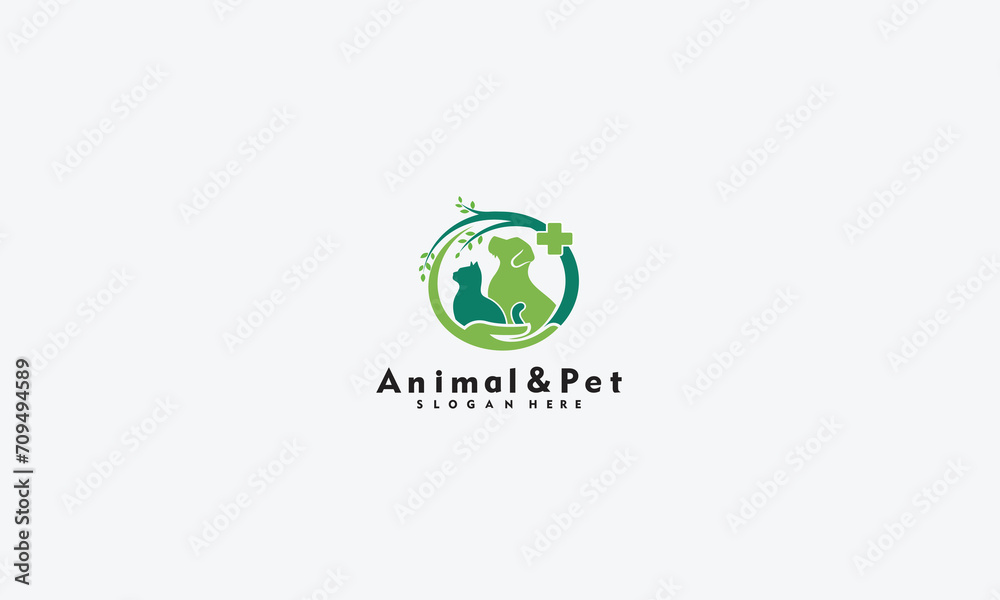 animal and pet logo Vector template animal and pet logo Vector template