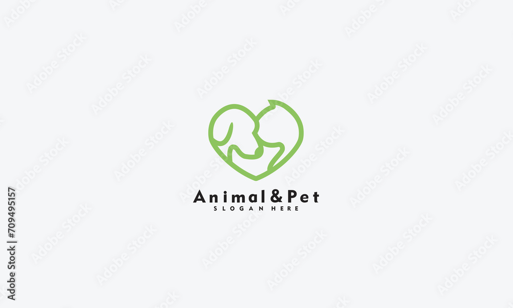 animal and pet logo Vector template animal and pet logo Vector template