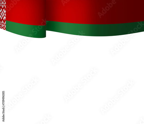 Belarus flag element design national independence day banner ribbon png 