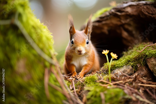 squirrel on a tree © Jacek
