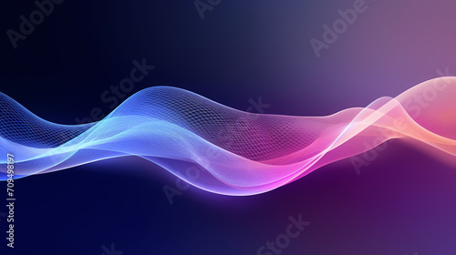 Abstract line art background  technological background