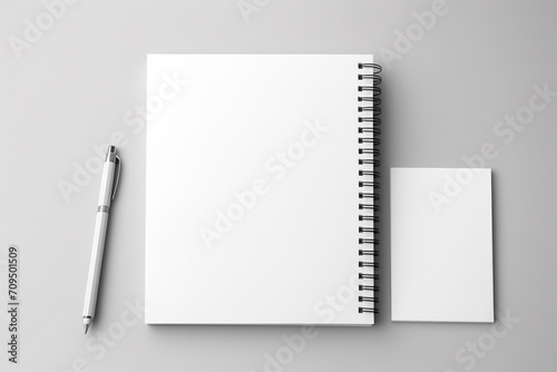 Blank Stationery Set Mockup created with Generative AI