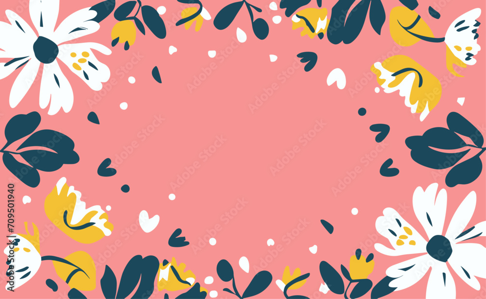 Abstract background poster. Good for fashion fabrics, postcards, email header, wallpaper, banner, events, covers, advertising, and more. Valentine's day, women's day, mother's day background.