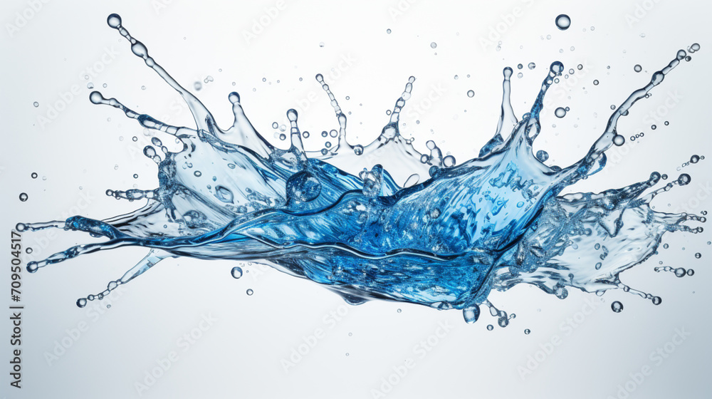 Fototapeta premium water splash isolated on white background