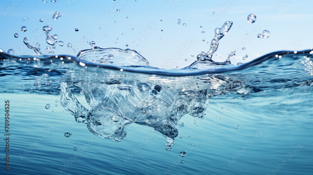 water splash isolated on white water splash isolated on white