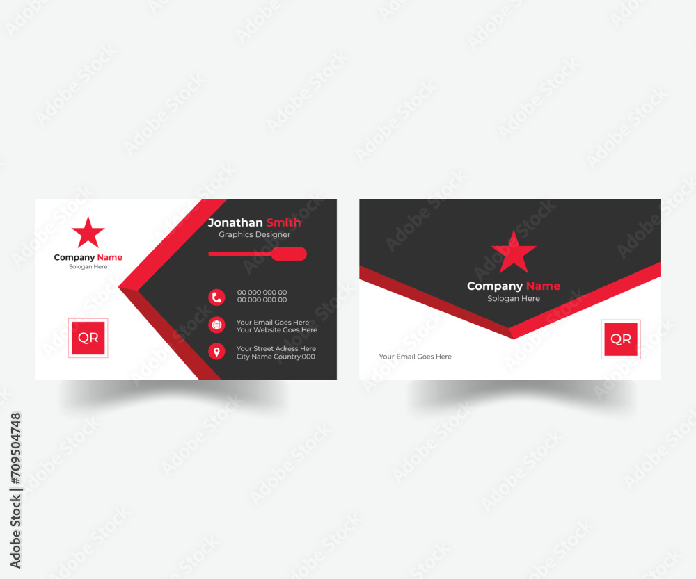 Red and white business card design professional visiting card template, Red business card template, Business card template design, Simple and clean business card template Red and white business card design professional visiting card template, Red business card template, Business card template design, Simple and clean business card template