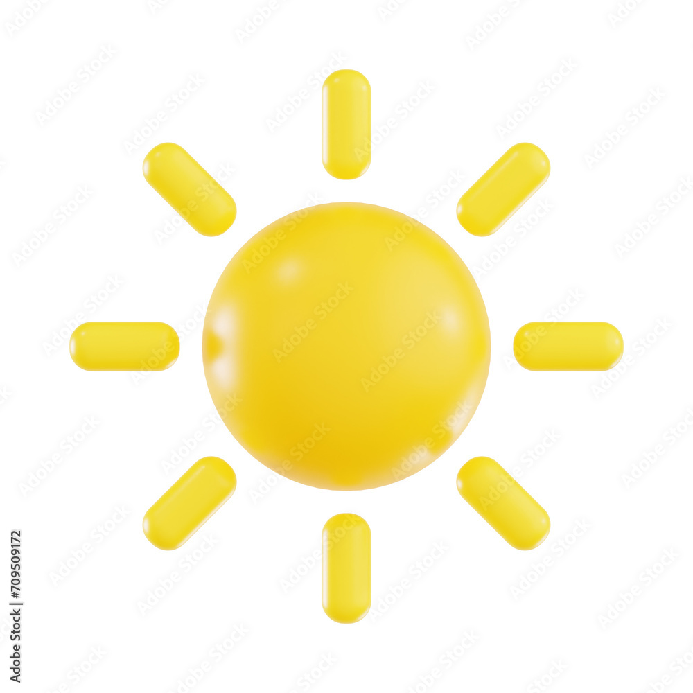 3d sun, 3d render icon illustration, transparent background, weather 3d sun, 3d render icon illustration, transparent background, weather