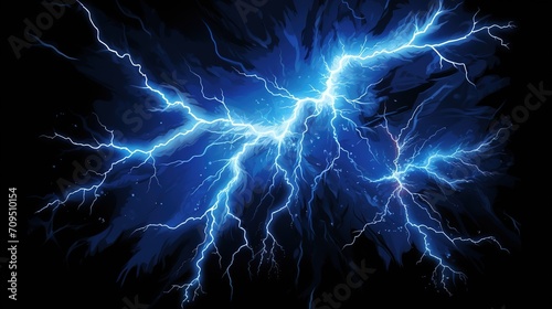 background for writing in the form of lightning, for t-shirts, Generate AI.