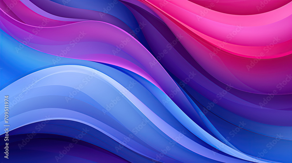 Abstract colorful background with smooth lines in blue, pink, and purple colors. Abstract colorful background with smooth lines in blue, pink, and purple colors.