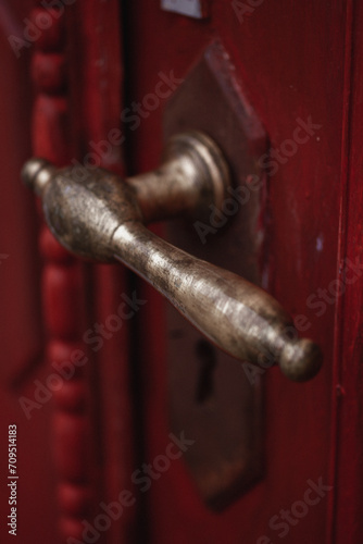 Zabytkowa klamka do drzwi