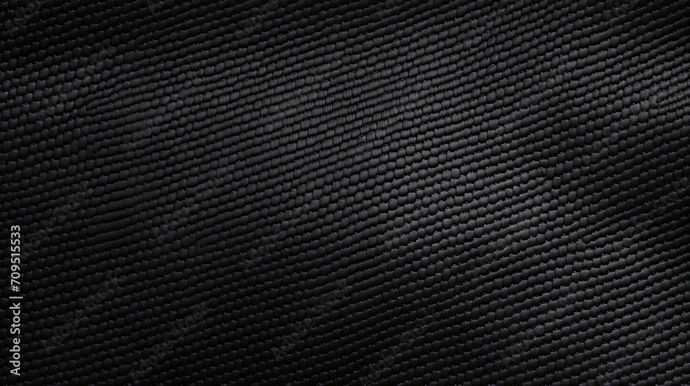 Black rubber-coated technical fabric texture with light reflections and shadows Black rubber-coated technical fabric texture with light reflections and shadows